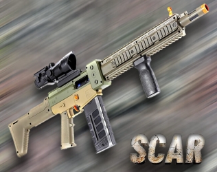 SCAR Electric Toy Sniper R...