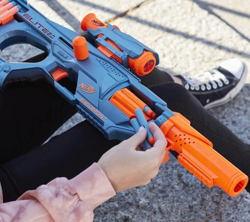 Nerf LongStrike CS-6 Sniper Rifle. With Barrel, Extended Mags And RARE  Sight