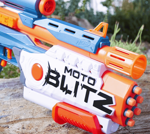 Nerf Elite 2.0 Moto Blitz Foam Dart Toy Gun Hasbro Kids Blaster