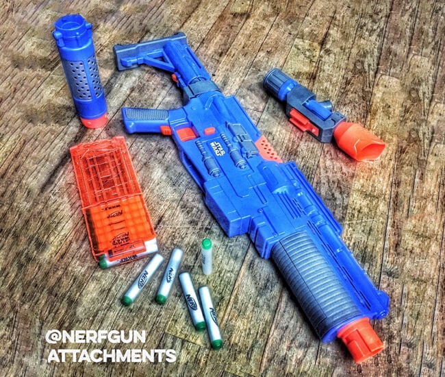 X-Shot INSANITY Rage Fire, NerfGunAttachments