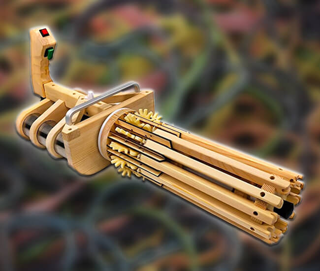 Rubber Band Gatling Gun NerfGunAttachments The Nerfer s EMall Rubber Band Gatling Gun NerfGunAttachments The Nerfer s EMall